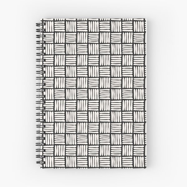 Item preview, White and Black Criss Cross Pattern designed and sold by madewithlaura.