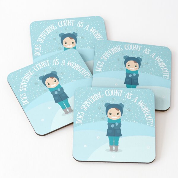 Item preview, Does Shivering Count As A Workout? Winter Snow Lover Gift designed and sold by SSustainable.