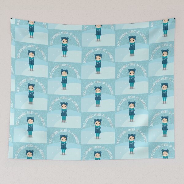 Item preview, Does Shivering Count As A Workout? Winter Snow Lover Gift designed and sold by SSustainable.