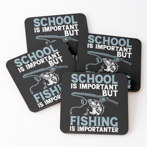 Item preview, Education is Important But Fishing Is Importanter - Vintage Sunset Fishing Lovers  designed and sold by Smix Pixels.