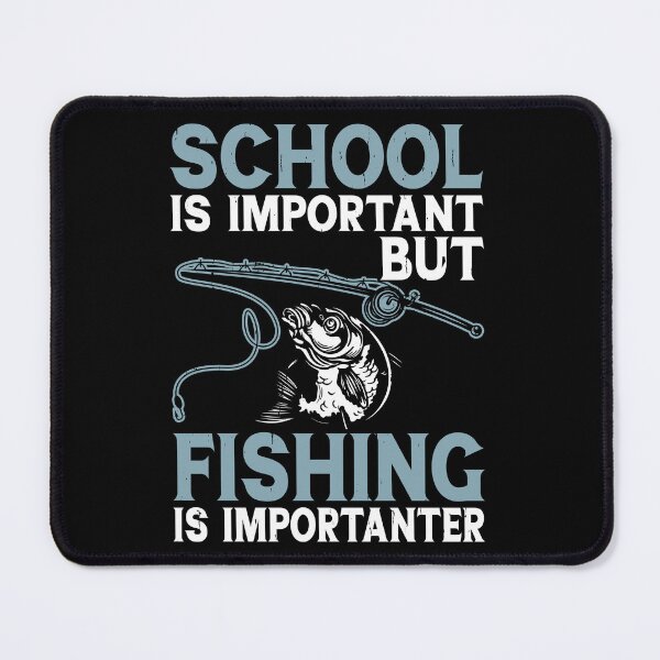 Item preview, Education is Important But Fishing Is Importanter - Vintage Sunset Fishing Lovers designed and sold by Smix Pixels.