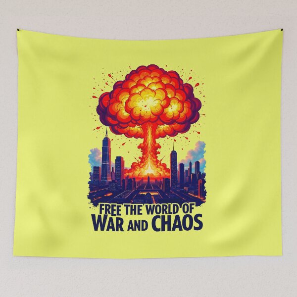 Item preview, Free The World Of War And Chaos designed and sold by TheArtOfPat.