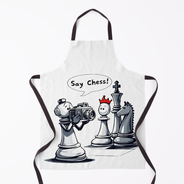 Item preview, Say Chess! — Funny Camera Pun Chess Design designed and sold by chesstopia.