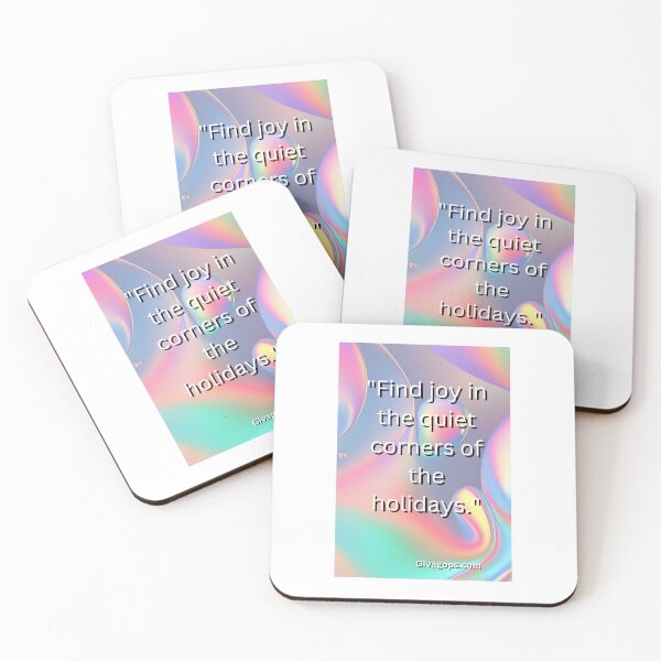 Item preview, Copy of "The best moments are the unscripted ones.""Find joy in the quiet corners of the holidays." designed and sold by CUTESTUFFnow.