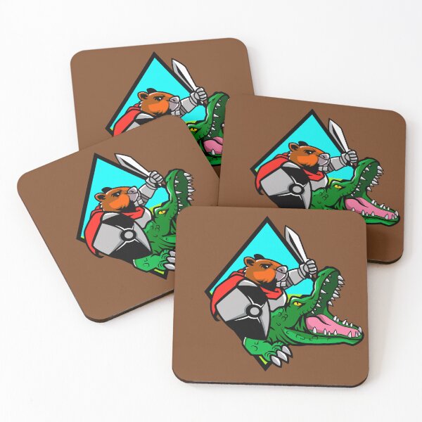 Item preview, Castlereagh Capybara Cavalry: Cartoon Logo designed and sold by CapybaraCavalry.