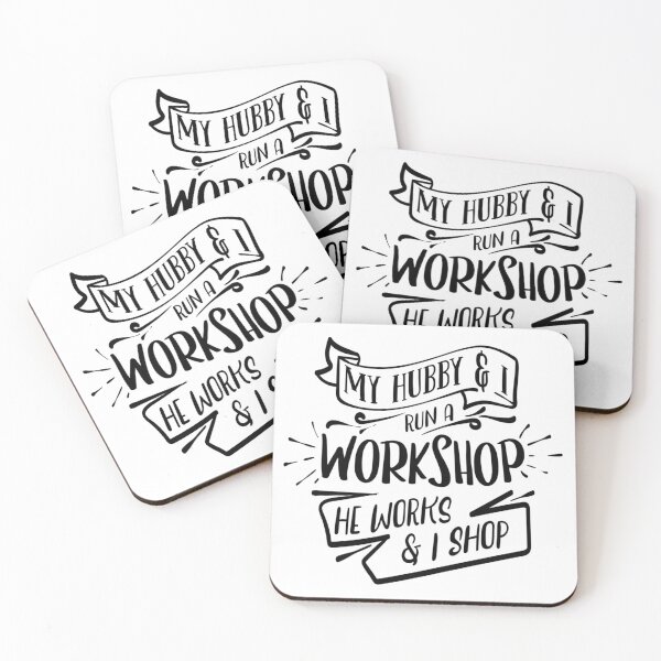 Item preview, My Hubby and I Run a Workshop – Funny Couple's Humor designed and sold by Mundo Tees.