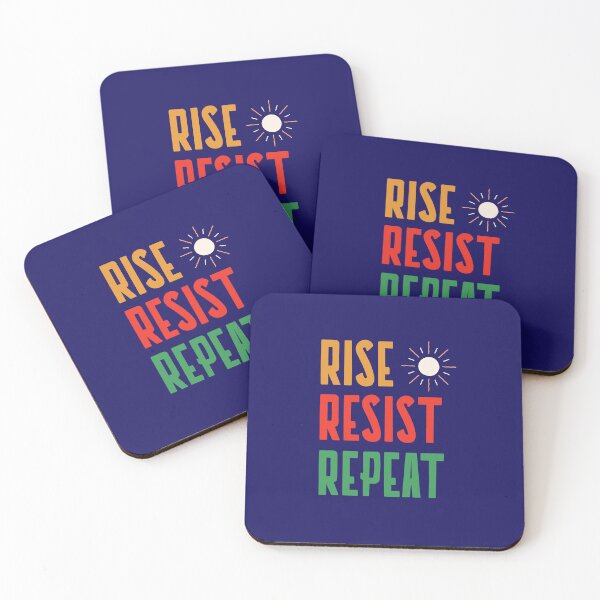 Item preview, RISE RESIST REPEAT designed and sold by AKreation.