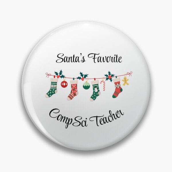 Item preview, Santa's favorite CompSci Teacher designed and sold by M1234s.
