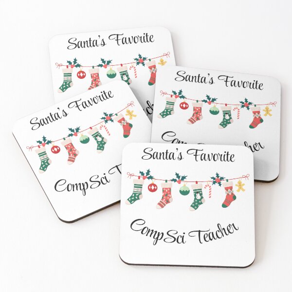 Item preview, Santa's favorite CompSci Teacher designed and sold by M1234s.