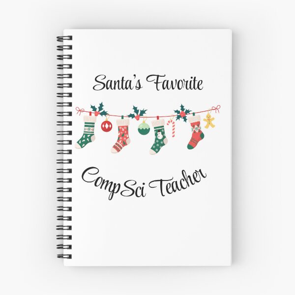 Item preview, Santa's favorite CompSci Teacher designed and sold by M1234s.