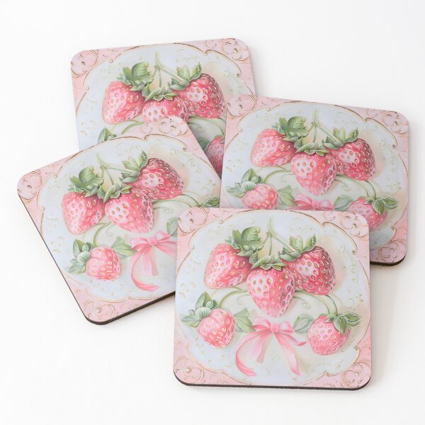 Item preview, Kawaii Cute Strawberries  designed and sold by cottagecorococo.