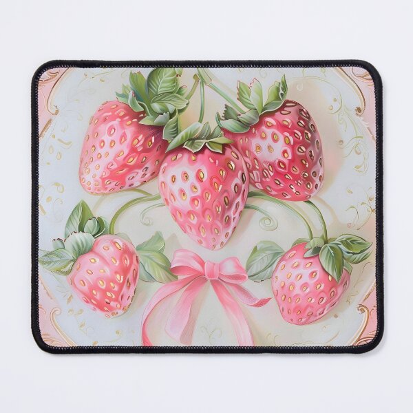 Item preview, Kawaii Cute Strawberries designed and sold by cottagecorococo.