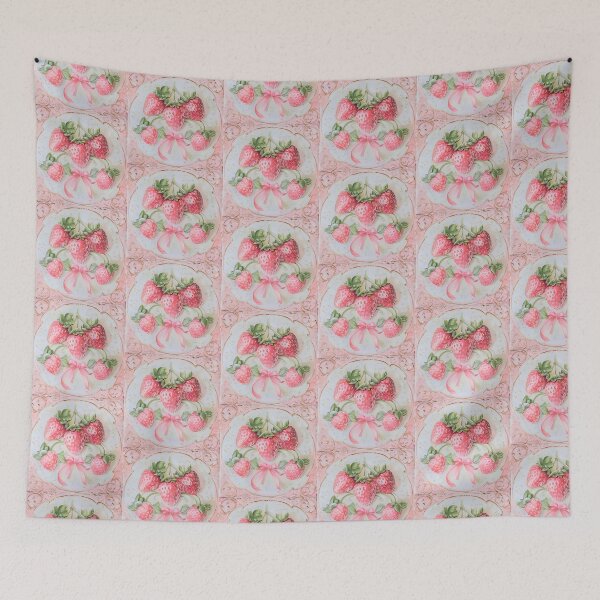 Item preview, Kawaii Cute Strawberries  designed and sold by cottagecorococo.