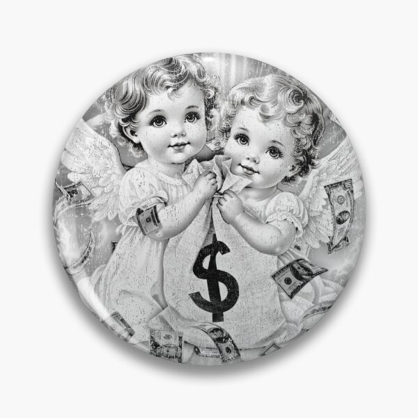 Item preview, Blessed & Bankrolled - Angel Money Vibes T-Shirt designed and sold by Echala.