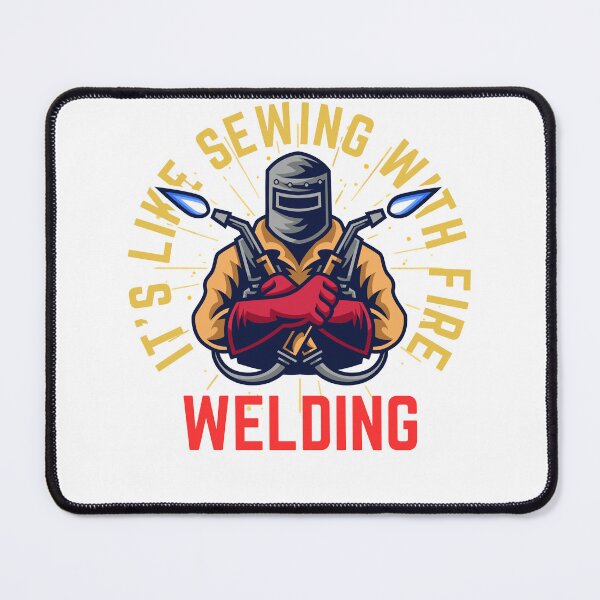 Item preview, Welding It's Like Sewing With Fire Welding Gift For Welder Lover designed and sold by dudelinart.