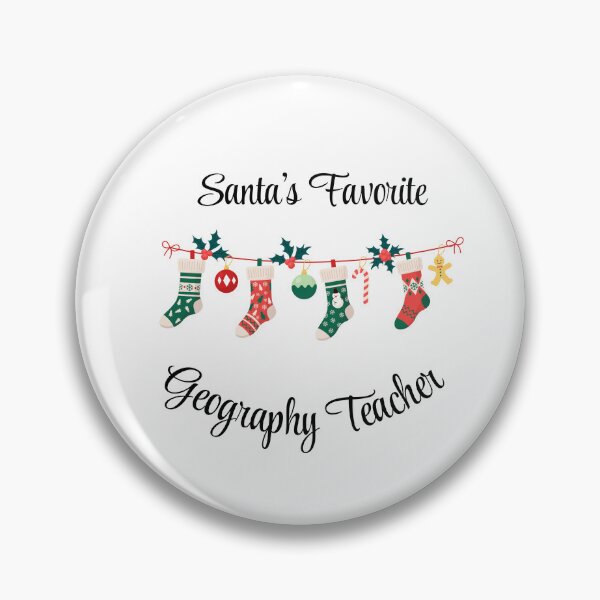 Item preview, Santa's favorite Geography Teacher designed and sold by M1234s.