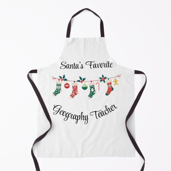 Item preview, Santa's favorite Geography Teacher designed and sold by M1234s.