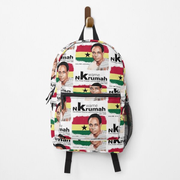 Item preview, Kwame Nkrumah with Flag of Ghana designed and sold by Alpha Brolic.