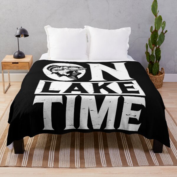 Item preview, On Lake Time - Fishing Lovers designed and sold by Smix Pixels.