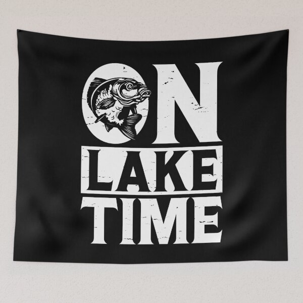 Item preview, On Lake Time  - Fishing Lovers  designed and sold by Smix Pixels.