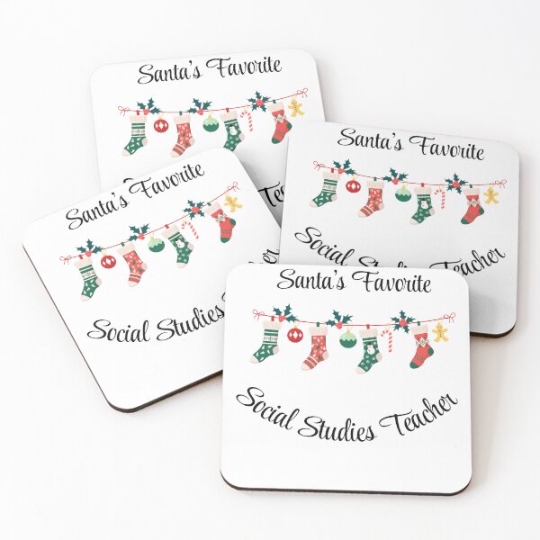 Item preview, Santa's favorite Social Studies Teacher designed and sold by M1234s.