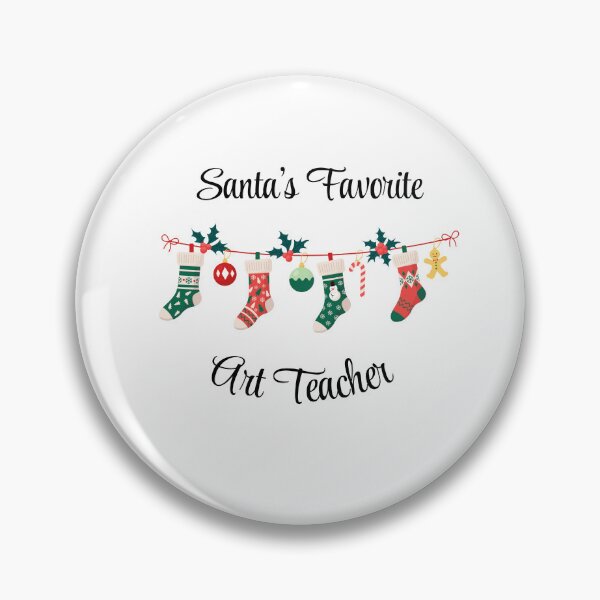 Item preview, Santa's favorite Art Teacher designed and sold by M1234s.