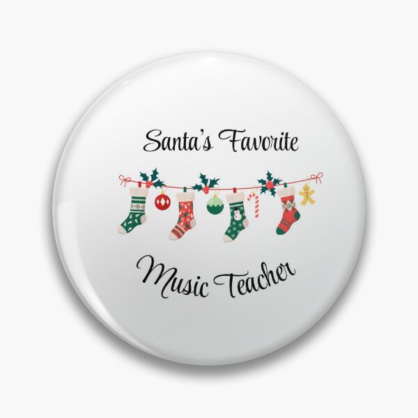 Item preview, Santa's favorite Music Teacher designed and sold by M1234s.