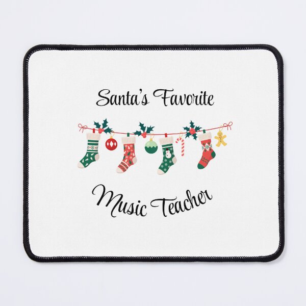 Item preview, Santa's favorite Music Teacher designed and sold by M1234s.