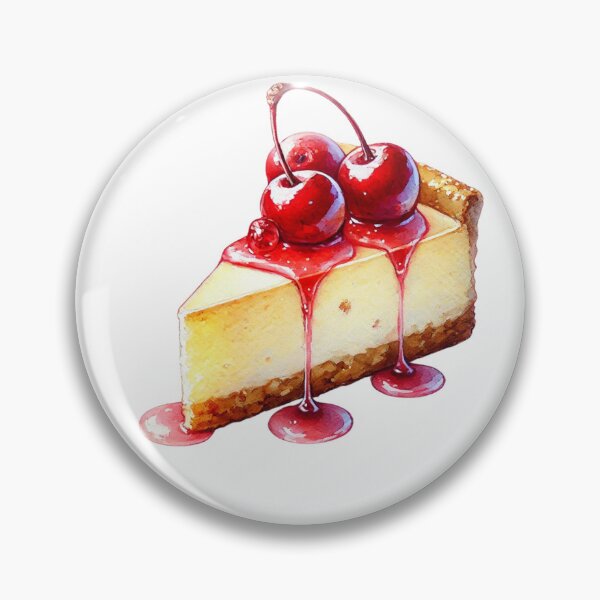 Item preview, Cherry Cheesecake with Juicy Topping designed and sold by Little Care Studio.