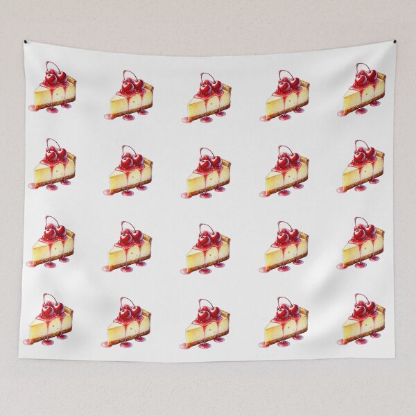 Item preview, Cherry Cheesecake with Juicy Topping designed and sold by Little Care Studio.