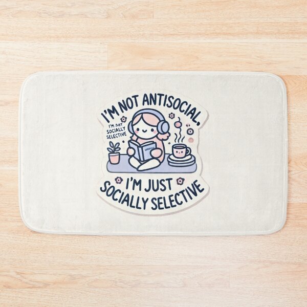 Item preview, Socially Selective Not Antisocial designed and sold by cherryfoxy24.