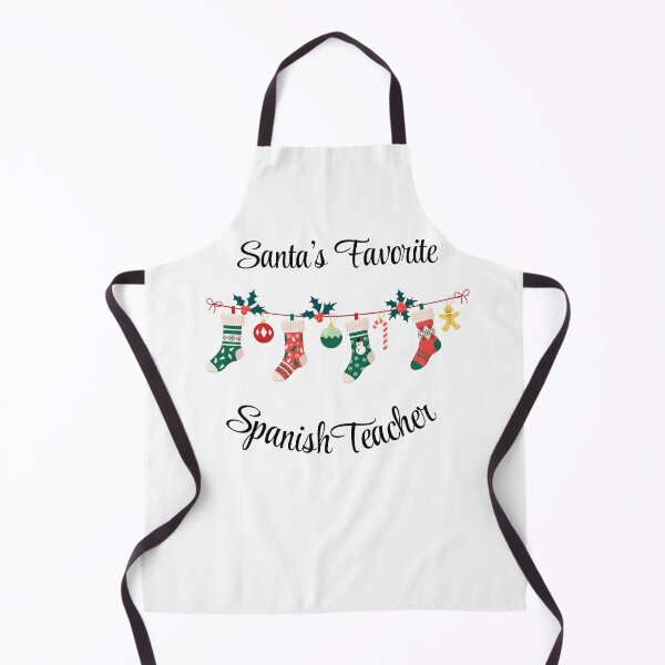 Item preview, Santa's favorite Spanish Teacher designed and sold by M1234s.