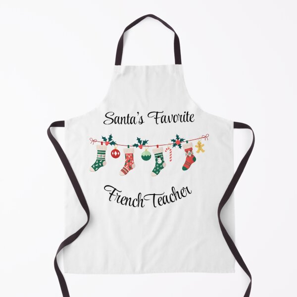 Item preview, Santa's favorite French Teacher designed and sold by M1234s.