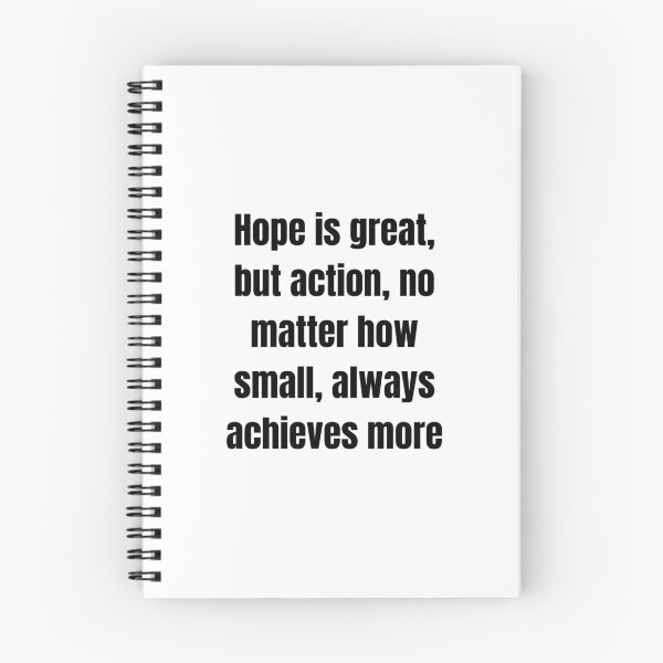 Item preview, Hope is great, but action, no matter how small, always achieves more designed and sold by Tri-point12.