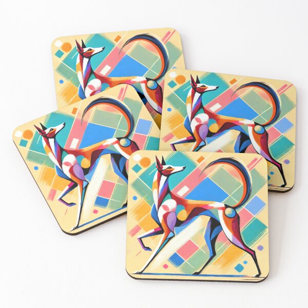 Item preview, Elegant Azawakh in Geometric Colors designed and sold by ChrisButler.