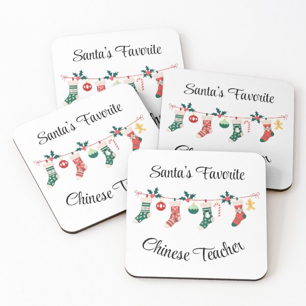 Item preview, Santa's favorite Chinese Teacher designed and sold by M1234s.