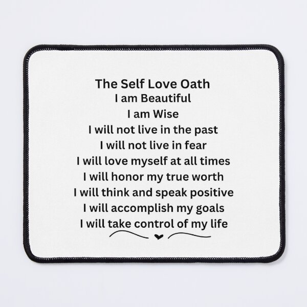 Item preview, Self Love Oath designed and sold by BroShop001.