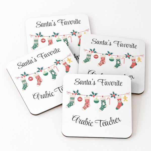 Item preview, Santa's favorite Arabic Teacher designed and sold by M1234s.