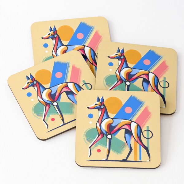 Item preview, Stylish Azawakh in Abstract Colors designed and sold by ChrisButler.