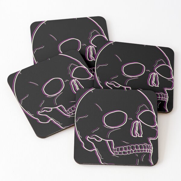 Item preview, Skull Neon - Purple designed and sold by Chantirothers.