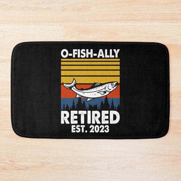 Item preview, O-Fish-Ally Retired Est.2023 -  Retirement Apparel Vintage Sunset designed and sold by Smix Pixels.