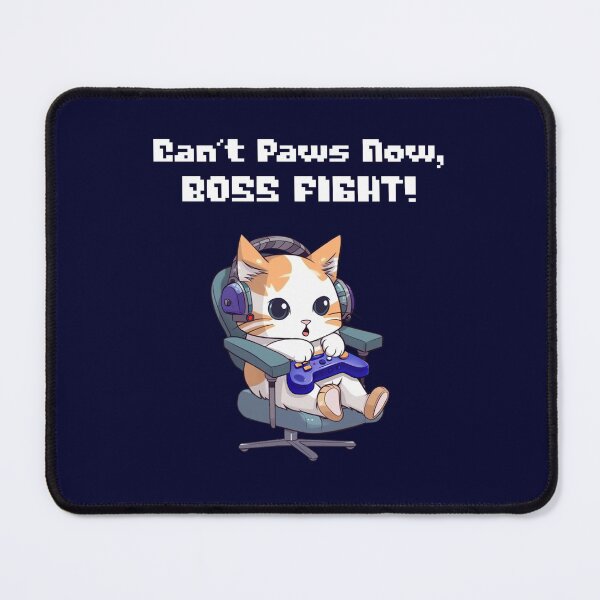 Aperçu de l'œuvre Je ne peux pas faire de pattes maintenant, combat de boss ! créée et vendue par pixelatedthread.