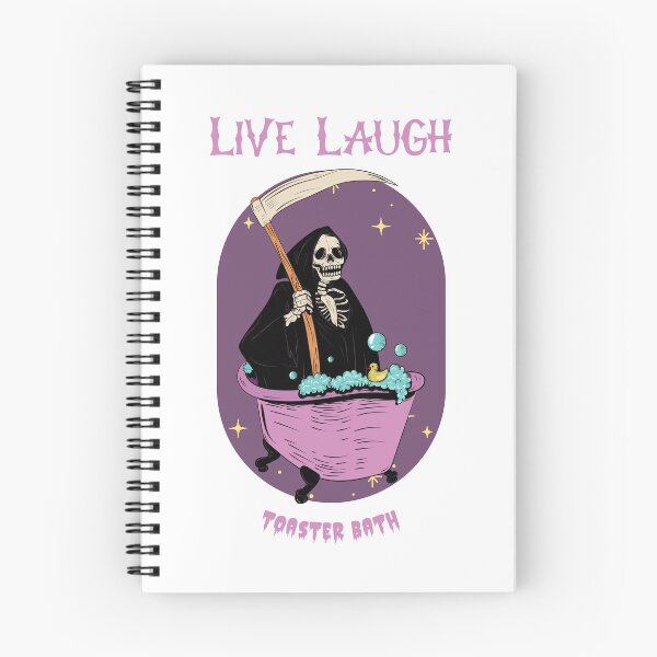 Item preview, Live Laugh Toaster Bath t-shirt Macabre designed and sold by tattookaz.