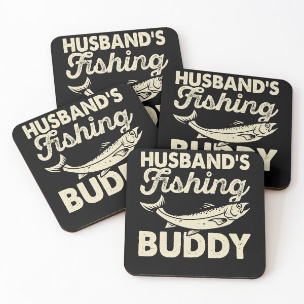 Item preview, Husband Fishing Buddy - Fishing and Nature Lovers designed and sold by Smix Pixels.