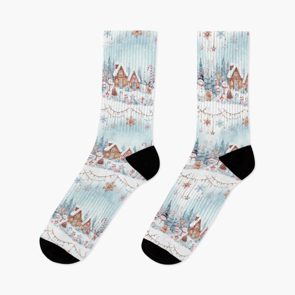 Item preview, Holiday season patterns, winter whimsical pattern, winter festivities, winter wonderland designed and sold by Artheaven77.
