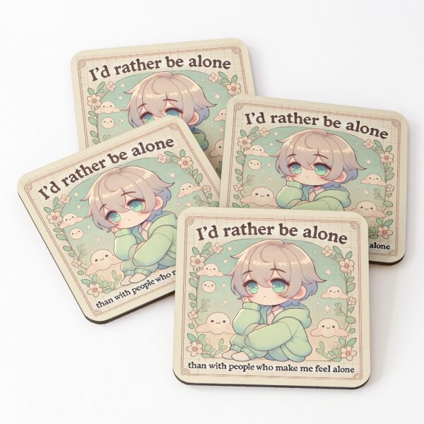 Item preview, We Choosing Solitude Over Pretend designed and sold by cherryfoxy24.