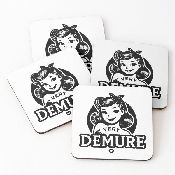 Item preview, VERY DEMURE - Cutesy - Mindful - Considerate - Black designed and sold by Darling DeDe.