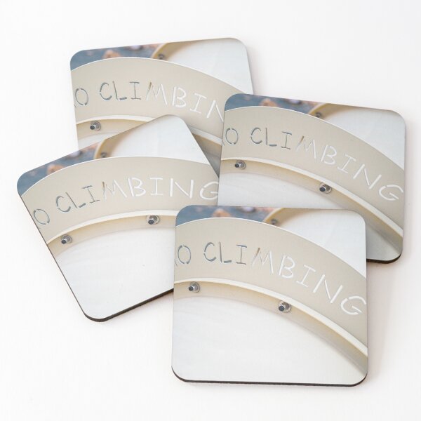 Item preview, No Climbing Signage Outdoors designed and sold by LensLily.