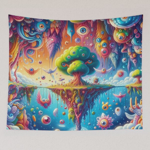 Item preview, Third Dimension Mythological Alien City designed and sold by WyckedLynn.