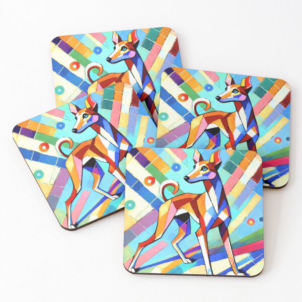 Item preview, Colorful Azawakh in Modern Abstract Setting designed and sold by ChrisButler.